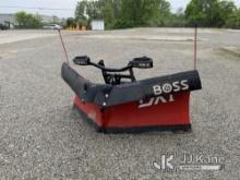 (Fort Wayne, IN) 2019 Boss 8 ft. Power-V DTX Snow Plow (Used Used, Condition Unknown