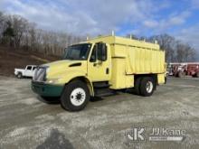 (Shrewsbury, MA) 2002 International 4300 Chipper Dump Truck Runs & Moves) (PTO Not Engaging, Dump Co