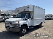 2009 GMC C5500 Enclosed Service Truck Runs & Moves, Body & Rust Damage, Check Engine Light On, ABS/B