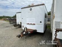 (Plymouth Meeting, PA) 1994 Wells Cargo T/A Enclosed Cable Splicing Trailer Body & Rust Damage