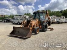 1982 Case 580D Tractor Loader Backhoe Runs, Moves & Operates, Brakes Issues, Slow Right Outrigger