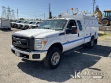 2013 Ford F350 4x4 Extended-Cab Pickup Truck Runs & Moves, Engine Light On, Body & Rust Damage