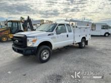 (Maple Shade, NJ) 2011 Ford F350 4x4 Extended-Cab Service Truck Runs & Moves, Body & Rust Damage, Mi