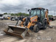 (Plymouth Meeting, PA) 2017 Case 580 Super N 4x4 Tractor Loader Backhoe Danella Unit) (Runs, Moves &