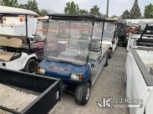 2013 Club Car Golf Cart Does Not Start, True Hours Unknown, Missing Batteries