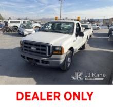2007 Ford F250 Pickup Truck Runs & Moves, Gear shift out of gear, Passed smog