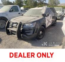 (Jurupa Valley, CA) 2017 Ford Explorer AWD Police Interceptor 4-Door Sport Utility Vehicle Not Runni