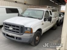 2005 Ford F250 Pickup Truck, PUT IN SALE ONCE TITLE IS RECEIVED Runs & Moves, Paint Damage , Body Da