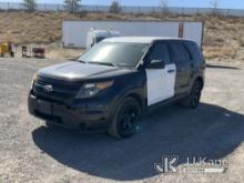 2015 Ford Explorer 4x4, Police Interceptor Sport Utility Vehicle Runs & Moves) (No rear seats
