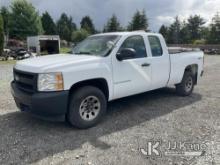 2008 Chevrolet Silverado 1500 4x4 Extended-Cab Pickup Truck Runs & Moves) (Tires Are Good