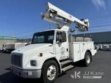 Altec TA40, Articulating & Telescopic Bucket Truck mounted behind cab on 2001 Freightliner FL60 Serv