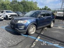 2017 Ford Explorer Sport Utility Vehicle, (Former Police Vehicle City Of Tega Cay SC) Runs & Moves) 