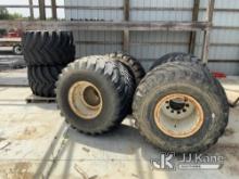 Six (6) Floater Tires & Rims (Used) (BUYER LOAD) NOTE: This unit is being sold AS IS/WHERE IS via Ti