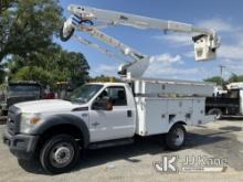 Altec AT40G, Articulating & Telescopic Bucket Truck mounted behind cab on 2015 Ford F550 Service Tru