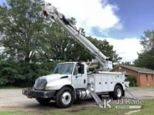 Altec DC47-TR, Digger Derrick rear mounted on 2016 International 4300 Utility Truck Runs, Moves & Up