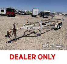 0000 Utility Trailer No VIN Placard, Surface Rust, Road Worthy, Bill of Sale Only
