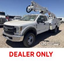 Altec AT40G, Bucket Truck mounted behind cab on 2019 Ford F550 4x4 Service Truck Runs & Moves, Unit 