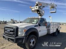 Altec AT235P, Bucket Truck mounted behind cab on 2016 Ford F550 Service Truck Runs, Moves, & Operate