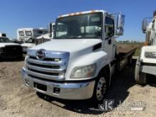 2014 Hino 268 Rollback Truck Cranks, Does Not Start, Driveline not installed