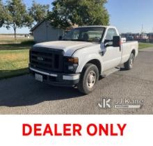 2008 Ford F250 Pickup Truck Runs & Moves) (Check Engine Light On.