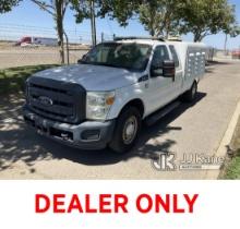 2015 Ford F350 Service Truck Runs & Moves, Engine Code P0355 Ignition Coil