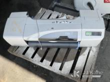 HP Deisgn Jet Printer (Used) NOTE: This unit is being sold AS IS/WHERE IS via Timed Auction and is l