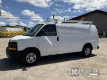 2012 Chevrolet Express G2500 Cargo Van Runs, Moves) (Paint Damage, Body Damage