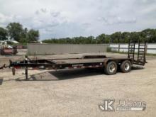 (South Beloit, IL) 2015 Custom Heavy 12T172XSBW T/A Tagalong Equipment Trailer, 30ft. overall, 17ft.