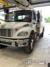 (Oklahoma City, OK) Altec AM55, Over-Center Material Handling Bucket Truck rear mounted on 2017 Frei