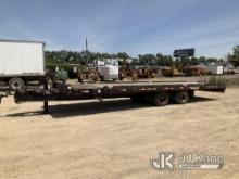 2009 Towmaster QT-40T T/A Tilt Deck Tagalong Equipment Trailer