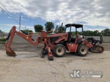 2015 Ditch Witch RT100 Rubber Tired Trencher Runs, Moves, Operates