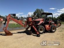 (South Beloit, IL) 2015 Ditch Witch RT100 Rubber Tired Trencher Runs) (Only Moves In Creep, Hydrauli