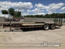 (South Beloit, IL) 2015 Custom Heavy 12T172XSBW T/A Tagalong Equipment Trailer, 30ft. overall,17ft.