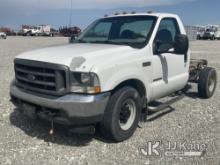 2002 Ford F350 Cab & Chassis Runs, moves. Gear indicator inoperable.