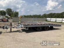 (South Beloit, IL) 2017 Talbert 12TTA T/A Galvanized Tilt Bed Tagalong Equipment Trailer Air Brakes