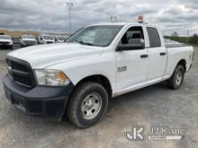 2014 RAM 1500 4x4 Extended-Cab Pickup Truck Runs & Moves, Check Engine Light On, Body & Rust Damage