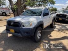 2013 Toyota Tacoma 4x4 Pickup Truck Not Running, Engine Cranks, But Will Not Start, Possible ECM