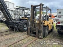 2001 Caterpillar GP40K Solid Tired Forklift Not Running, Condition Unknown