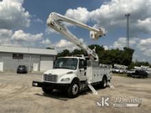 Altec AA55E-MH, Material Handling Bucket Truck rear mounted on 2015 Freightliner M2 Utility Truck, (