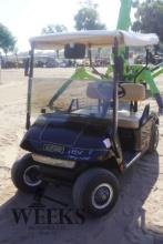 EZ GO TXT GOLF CART (R) SN 2240426 CHARGER IN SHOP