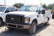 FORD F250 1FDNF21598EE31487 2008 OD 288914 WHITE