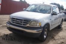 FORD F150 (R) 1FTZX1721XNA30136 1999 OD 163774 SILVER STARTS IN NEUTRAL