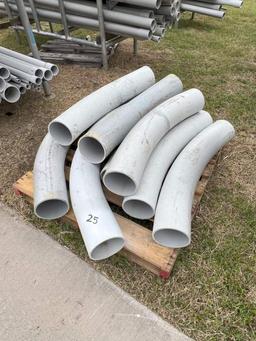 ASSTD SIZE CONDUIT W/ 2.5'X6'X6' METAL PIPE STAND