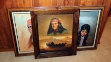 Native American Framed Paintings