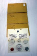 (3) 1966 Canadian Uncirculated Coin Sets