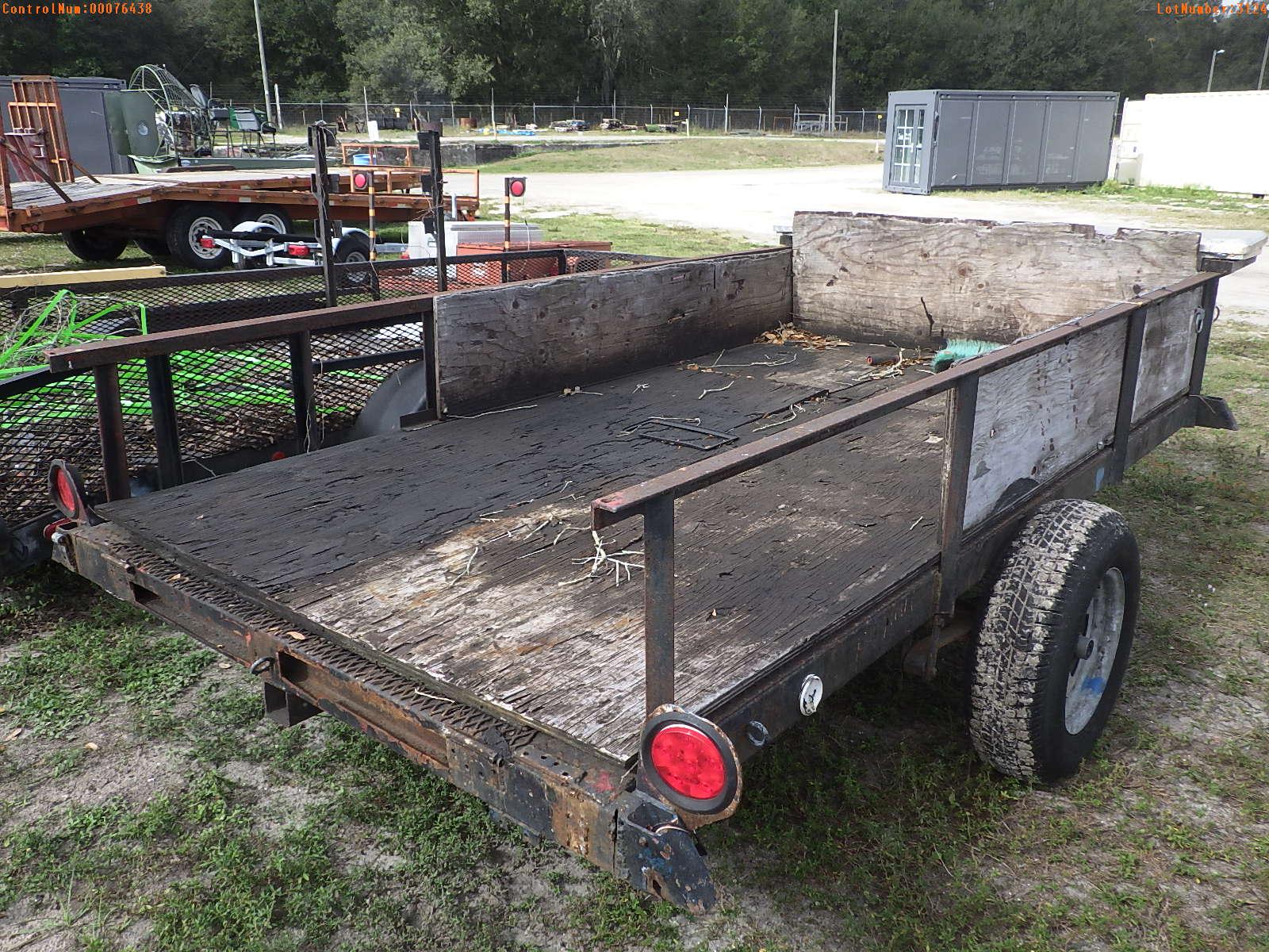 5-03112 (Trailers-Utility flatbed)  Seller: Gov-Port Richey Police Department HO