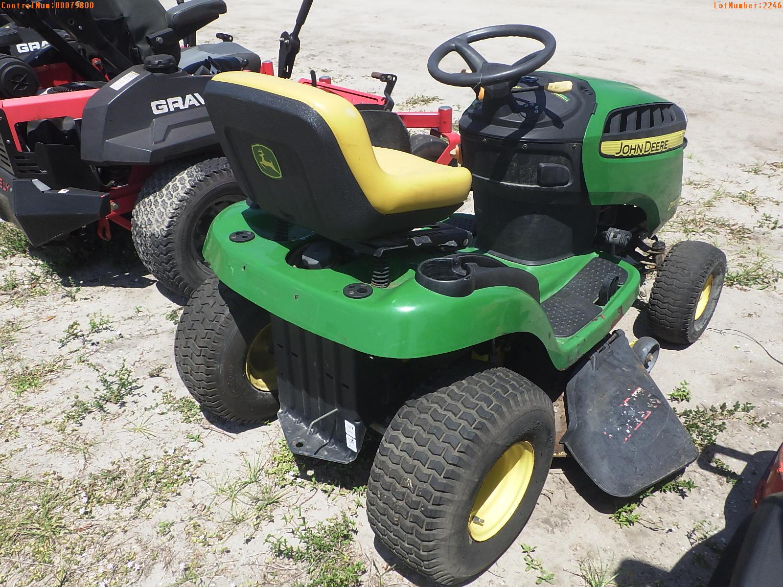 5-02246 (Equip.-Mower)  Seller:Private/Dealer JOHN DEERE D110 RIDING LAWN MOWER