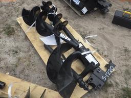 5-01220 (Equip.-Implement misc.)  Seller:Private/Dealer MIVA EXCAVATOR AUGER ATT