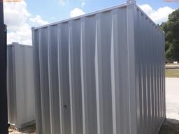 5-04095 (Equip.-Container)  Seller:Private/Dealer 9 FOOT METAL SHIPPING CONTAINE