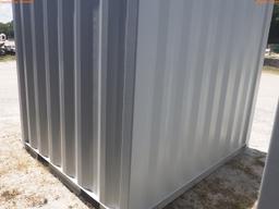 5-04090 (Equip.-Container)  Seller:Private/Dealer 8 FOOT METAL SHIPPING CONTAINE